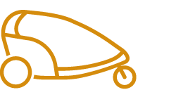 Icon einer elektrischen Rikscha