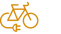Ein Icon eines E-Bikes